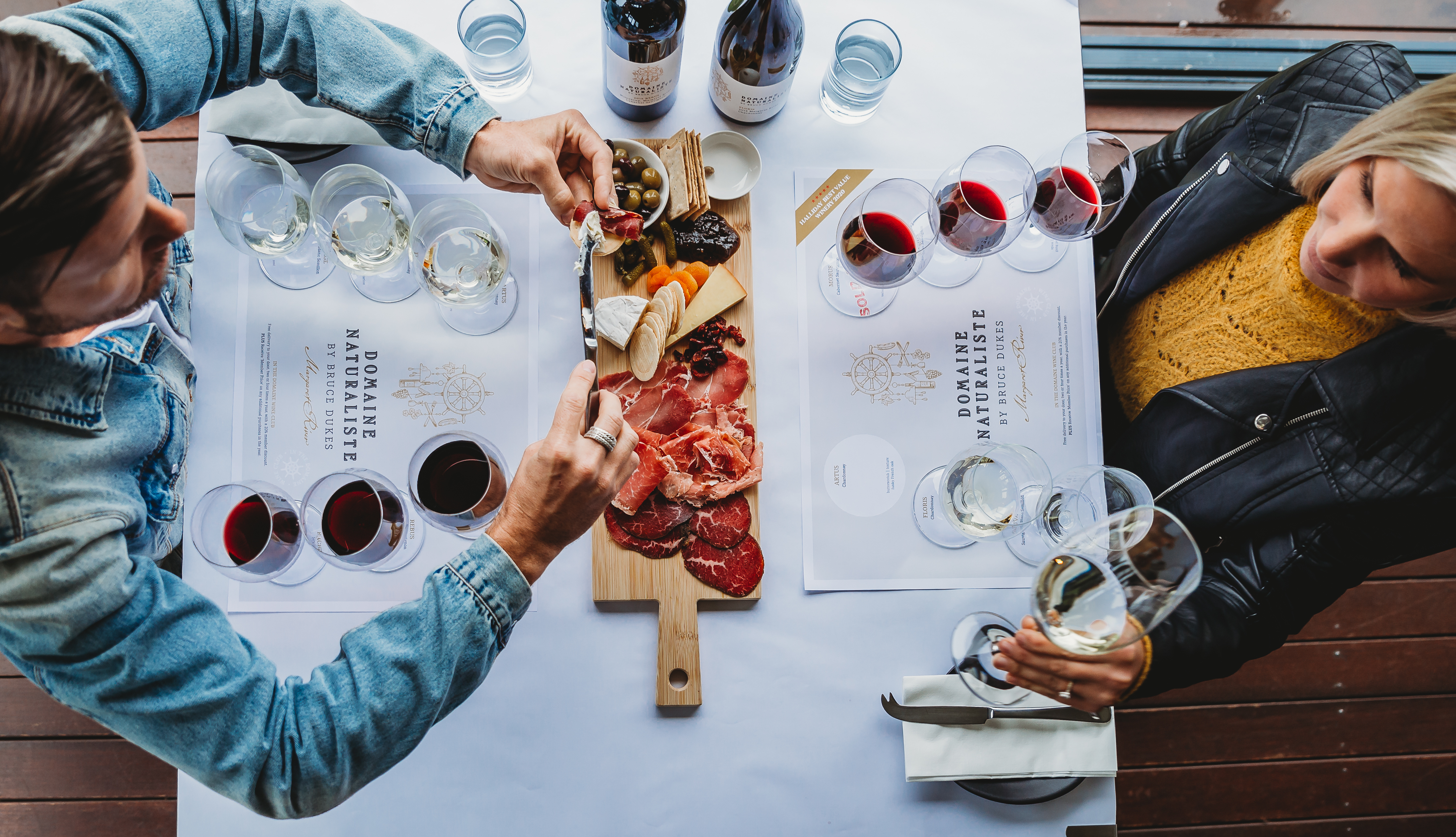 Aerial flight at cellar door